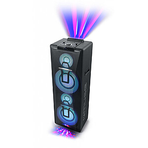 Muse Party Box dvigubas Bluetooth CD garsiakalbis M-1990 DJ 1000 W Belaidis ryšys Juodas Bluetooth