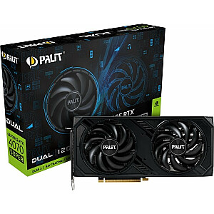 „Palit GeForce RTX 4070 SUPER Dual“ 12 GB GDDR6X vaizdo plokštė (NED407S019K9-1043D)