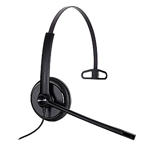Наушники/гарнитура Yealink UH34 MONO TEAMS Проводная повязка на голову Офис/колл-центр USB Type-A Черный