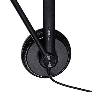 Yealink UH34 MONO TEAMS Ausinės / ausinės Laidinė galvos juosta Biuro / skambučių centro USB tipo A juoda