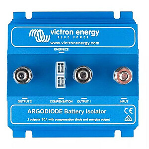 Victron Energy Argodiode 80-2AC 2 Baterijos 80A Mažmeninės prekybos agrodiodo akumuliatoriaus atjungiklis