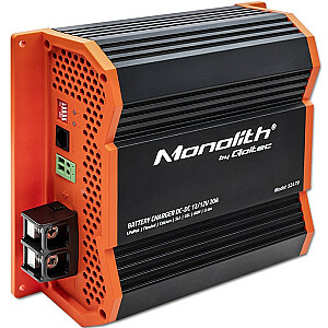 Qoltec 52479 Monolith DC-DC LiFePO4 AGM 12V akumuliatoriaus įkroviklis | 20A | 250 W