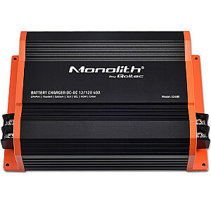 Qoltec 52480 Monolith DC-DC зарядное устройство для аккумуляторов LiFePO4 AGM 12 В | 40А | 500 Вт