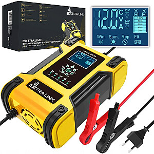 Зарядное устройство для автомобильного аккумулятора Extralink EX.30813 12/24 В Черный, Желтый