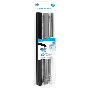 SIŪLAS skirtas 3Doodler 75 VNT ABS 3 SPALVOS AB-MONO-75 Juoda, Sidabrinė, Balta 2 g