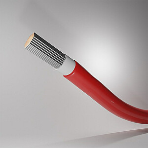 Qoltec 53852 fotovoltinis saulės kabelis | 6 mm² | 100 m | raudona