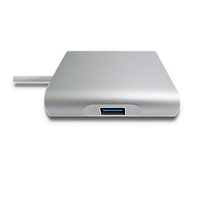 Qoltec 50409 USB grafikos adapteris sidabrinis