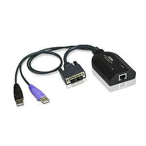 ATEN USB į DVI į Cat5e/6 KVM konvertavimo kabelis (procesoriaus modulis)