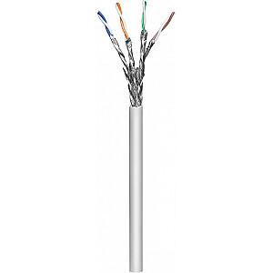 Tinklo kabelis Techly ITP-C6A-FLS305 pilkas, 305 m Cat6a S/FTP (S-STP)