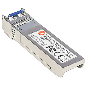 „Intellinet“ optinio siųstuvo-imtuvo modulis, 10 gigabitų skaidulinis SFP+, vieno režimo 10 GBase-LR (LC), 10 km, suderinamas su MSA, „Cisco SFP+“ 10 GB-LR ekvivalentas, šviesolaidis, 3 metų garantija