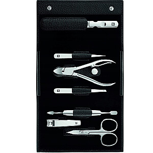 Zwilling Classic Inox Travel Set – кожаный чехол из 7 предметов – черный