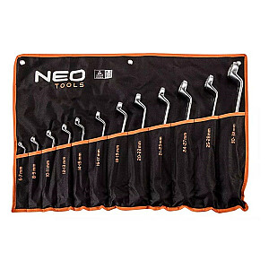 Lenkti veržliarakčiai Neo Tools 6-32 mm, rinkinyje 12 vnt.