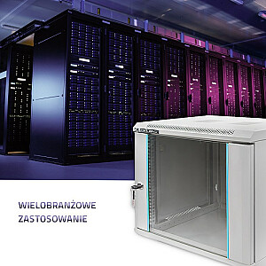 Qoltec 54486 RACK 19 colių spintelė | 9U | 600 x 500 x 600