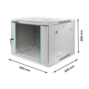 Qoltec 54486 RACK 19 colių spintelė | 9U | 600 x 500 x 600