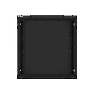 Lanberg WF01-6412-00B lentynų spintelė 12U sieninė lentyna juoda