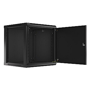 Lanberg WF01-6612-00B lentynų spintelė 12U sieninė lentyna juoda