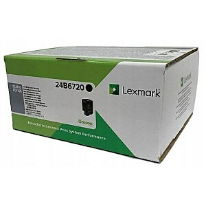 Тонер-картридж Lexmark 24B6720 1 шт. Оригинальный Черный