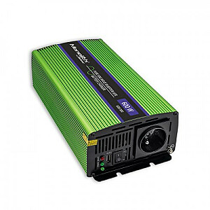 Qoltec Monolith Auto maitinimo adapteris/inverteris 600W žalia