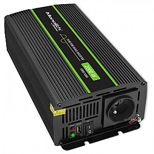 Адаптер/инвертор питания Qoltec Monolith Auto 2000 Вт Черный