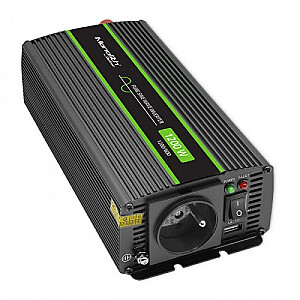 Qoltec Monolith automatinis maitinimo adapteris/inverteris 1200W juodas