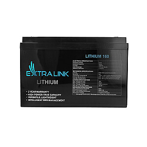 Pramoninis įkraunamas akumuliatorius Extralink EX.30462 ličio geležies fosfatas (LiFePO4) 160 000 mAh 12,8 V