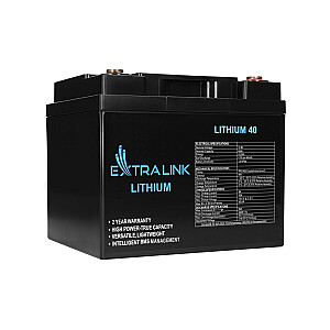 Pramoninis įkraunamas akumuliatorius Extralink EX.30431 ličio geležies fosfatas (LiFePO4) 40 000 mAh 12,8 V