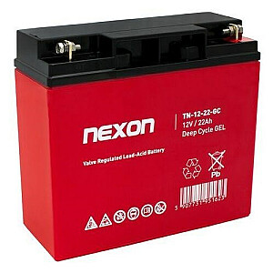 ГЕЛЕВАЯ АККУМУЛЯТОРНАЯ БАТАРЕЯ NEXON TN-GEL22 12 В 22 Ач