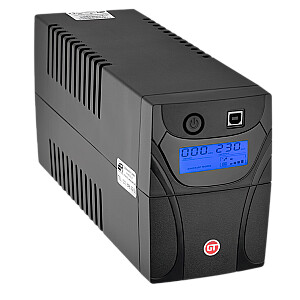 Linijinis interaktyvus UPS GT UPS POWERbox 850 VA 480 W 4 x IEC C13