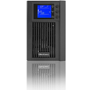 UPS Qoltec 53981 | Prisijungę | Gryna sinusinė banga | 2kVA | 1,6 kW | LCD | USB