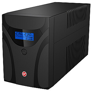 GT UPS POWERbox Line-Interactive 1500VA 900W 4 kintamosios srovės lizdai