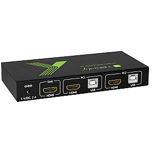 Techniškai 2/1 HDMI KVM jungiklis