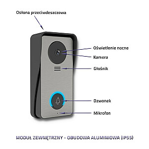 QOLTEC Видеодомофон Theon 7 TFT LCD