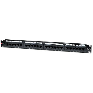 Techly 022892 UTP Cat5e 1U патч-панель 24 порта черный