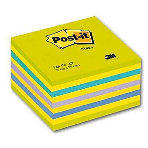 Стикеры Post-it, 76х76мм, 450 листов, зеленые и синие.