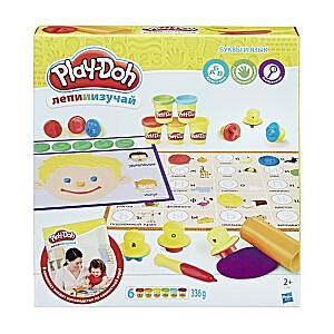 Plastilino rinkinys "Raidės ir kalba" Hasbro Play-Doh (rusų k.) 2+ C3581