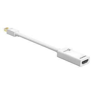 Adapteris J5create mini DisplayPort – 4K HDMI (miniDP m – 4K HDMI f 125 mm; balta) JDA159-N