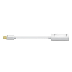 Adapteris J5create mini DisplayPort – 4K HDMI (miniDP m – 4K HDMI f 125 mm; balta) JDA159-N