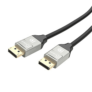 J5create 4K DisplayPort kabelį (DisplayPort M į DisplayPort M; 1,8 m; juodas) JDC42-N