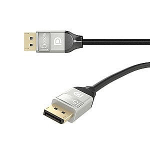 J5create 4K DisplayPort kabelį (DisplayPort M į DisplayPort M; 1,8 m; juodas) JDC42-N