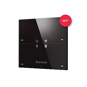 GRENTON SMART PANEL / 4 LIETIMO SRITYS / OLED EKRANAS / WI-FI / JUODAS STIKLAS PRIEKIS