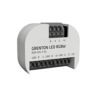 LED temdymo modulis GRENTON RGBW/ 1 LAIDAS/ SKAITMENINIAI ĮĖJIMAI (2 ĮVESTYS)/ BULT-IN/ TF-BUS