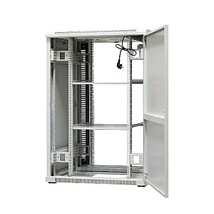 EMITERNET Laisvai pastatoma rėminė spintelė EmiterNet Top, 24U, priekinių durų skarda/stiklas, 800x800x1180mm (plotis/gylis/aukštis) EM/SH05D-8824