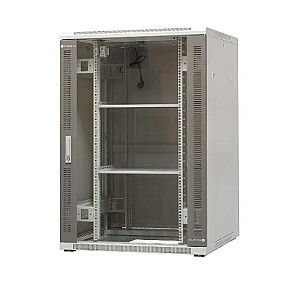 EMITERNET Laisvai pastatoma rėminė spintelė EmiterNet Top, 24U, priekinių durų skarda/stiklas, 800x800x1180mm (plotis/gylis/aukštis) EM/SH05D-8824