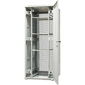 EMITERNET Laisvai pastatoma rėminė serverio spintelė EmiterNet Top, 42U, priekinės/galinės durys, perforuotas lakštas, 800x1000x1980 mm (plotis/gylis/aukštis) EM/ND-8042