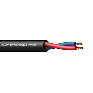 PROCAB CLS225-B2CA/3 – Garsiakalbio kabelis – 2 x 2,5 mm2 – 13 AWG – EN50399 CPR euro klasės B2ca-s1b,d0,a1 medinė ritė 100m