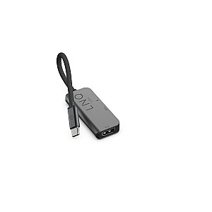 LINQ byELEMENTS LQ48000 – trys viename 4K HDMI adapteris su PD ir USB-A