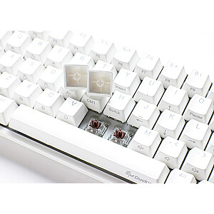 „Ducky One 2 SF Gaming Tastatur“, MX-Blue, RGB LED – Weiß