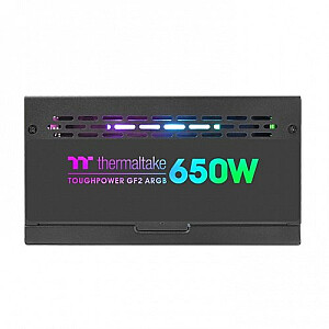 Thermaltake GF2 650W maitinimo šaltinis, 24 kontaktų ATX ATX juodas