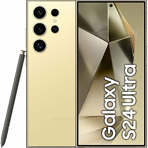 „Samsung Galaxy S24 Ultra 5G 12/512 GB Dual SIM“ titano geltona (S928)