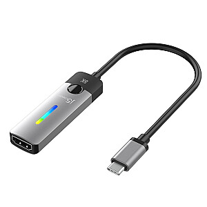 j5sukurkite JCA157-N USB-C® į HDMI™ 2.1 8K adapterį
